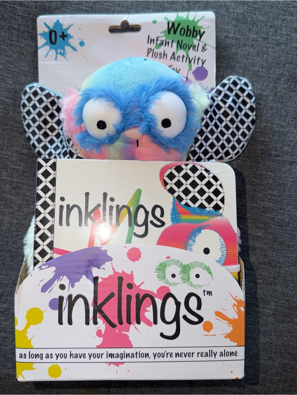 Inklings Plush Wobby Infant Novel & Activity Toy - Multicolor